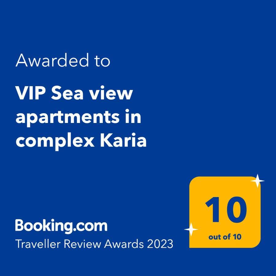 Complex Karia III Apartman Kavarna Kültér fotó